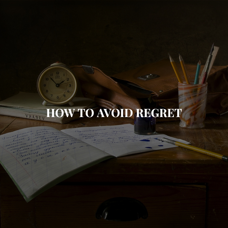 how to avoid regret - blog post image