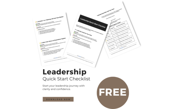 Leadership Quick Start Checklist